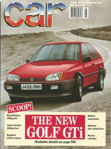 CAR MAGAZINE 1988 MAY - GOLF GTi, TVR 420 SEAC, '62 T-BIRD CONV, 2CV 